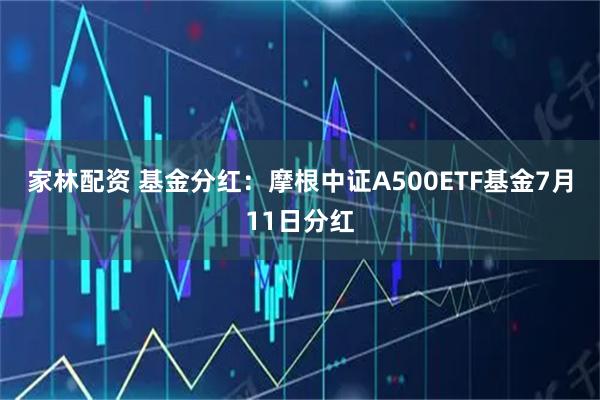 家林配资 基金分红:摩根中证A500ETF基金7月11日分红